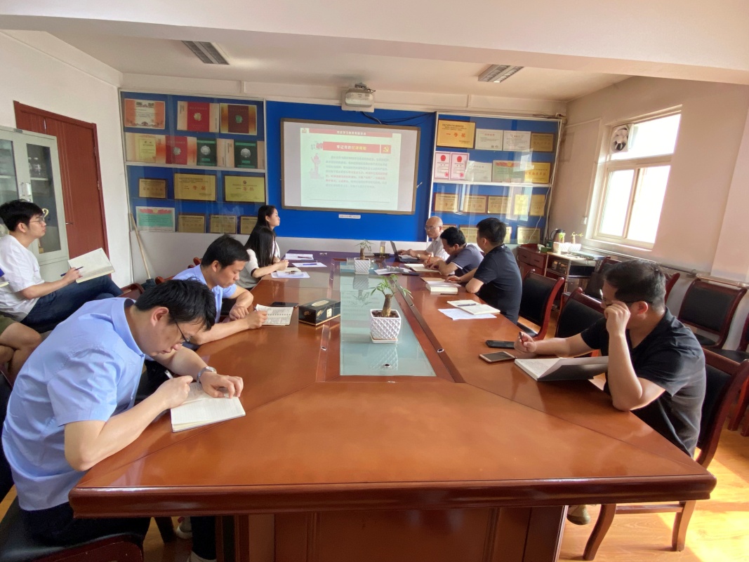 學(xué)黨史  悟思想——院第二黨支部召開黨史學(xué)習(xí)教育專題黨員大會(huì)暨黨日活動(dòng)